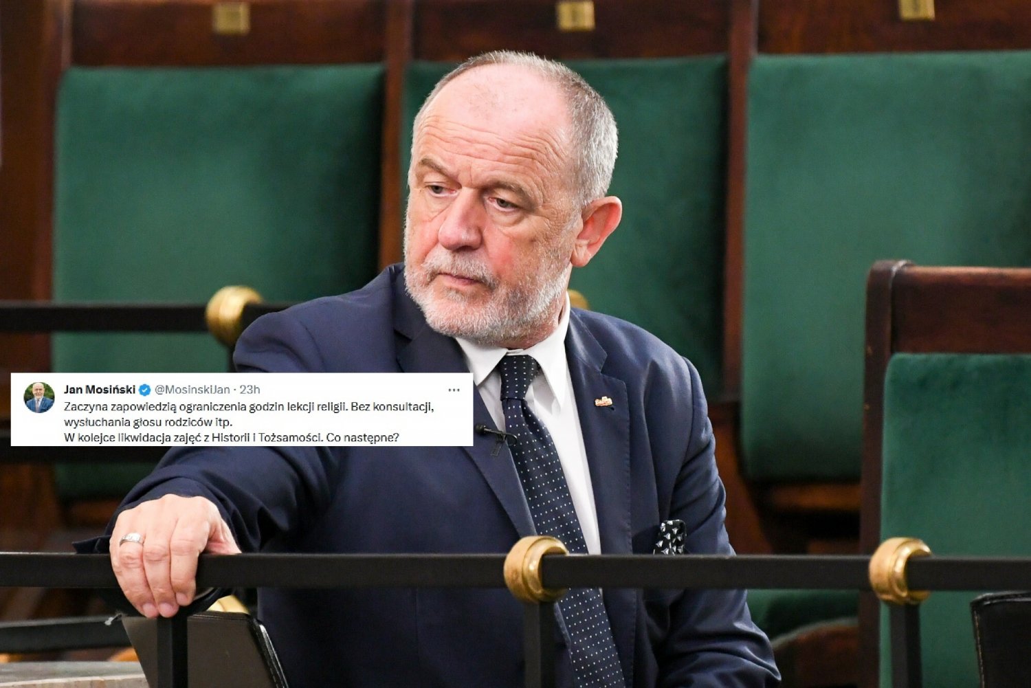 Jan Mosiński zaliczył poważną wpadkę w mediach społecznościowych