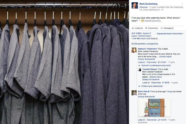 Szafa Marka Zuckerberga – wolna od „głupot”
