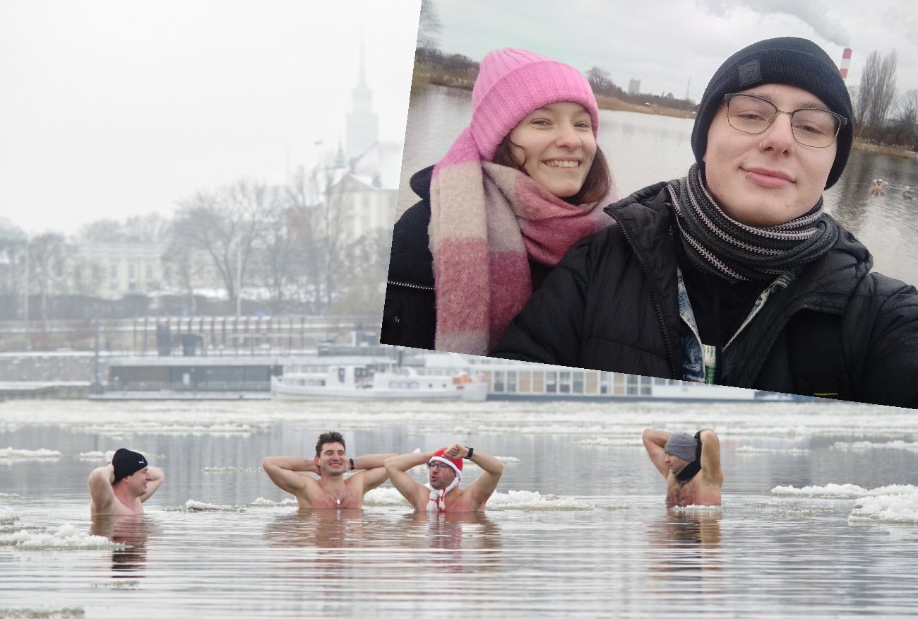 Odczuwalna -8, a ja po pachy w wodzie. Nigdy nie byłem szczęśliwszy.
