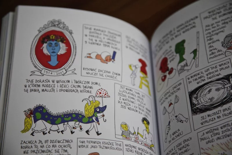 "Tupeciary" to pięknie wydane komiksy, w którym przeczytamy historię m.in. autorki kultowych "Muminków", Tove Jansson
