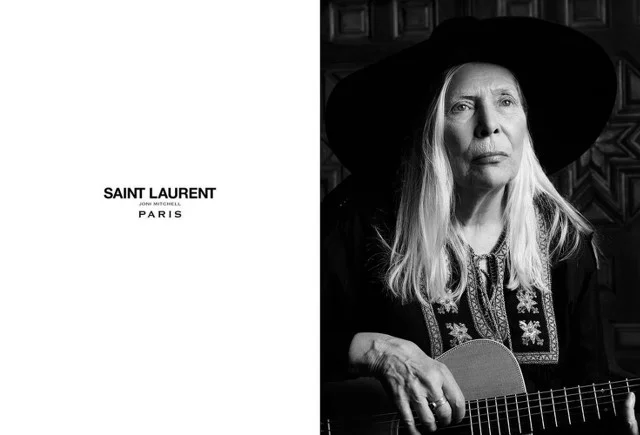 Joni Mitchell u Saint Laurent.