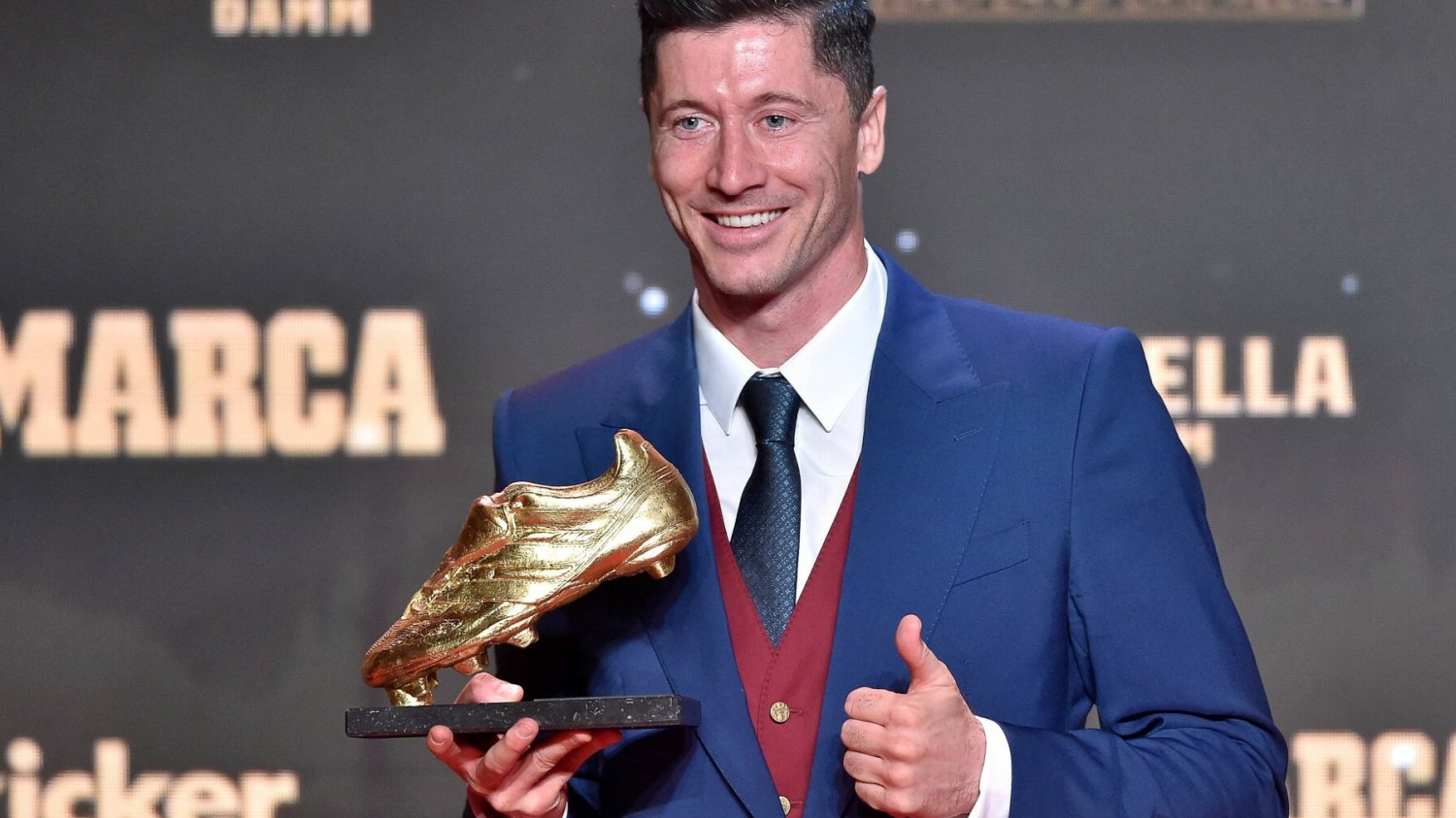 Robert Lewandowski dostał Złotego Buta
