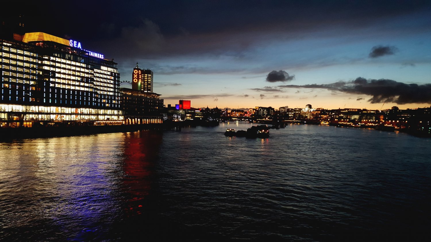 Widok z Blackfriars Bridge, Londyn
