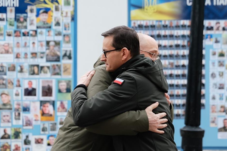 Mateusz Morawiecki z wizytą w Kijowie