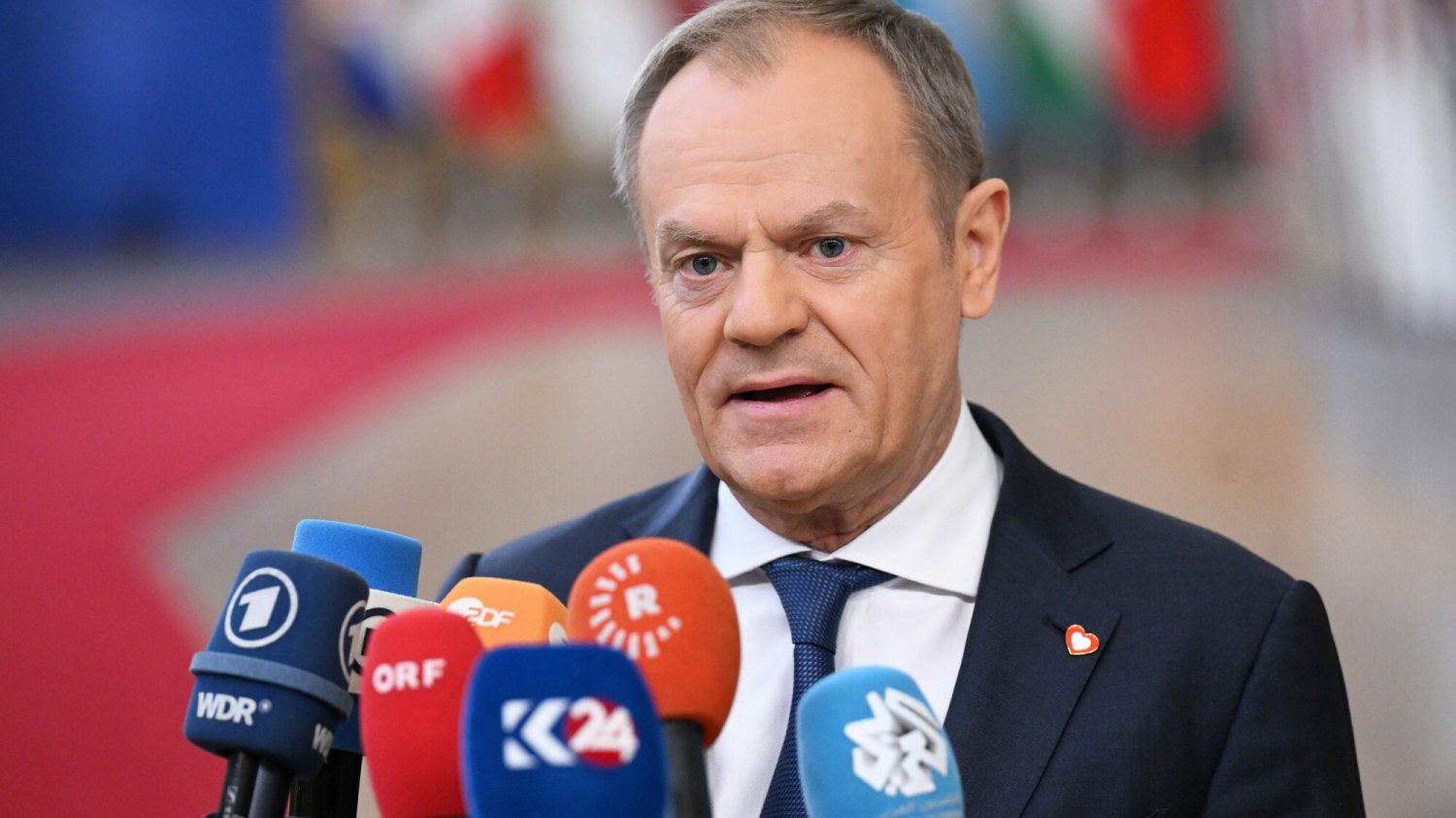 Donald Tusk w Brukseli.