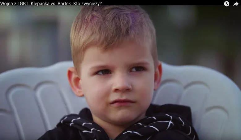 Zrzut ekranu z reportażu: "Wojna z LGBT: Klepacka vs. Bartek. Kto zwycięży?