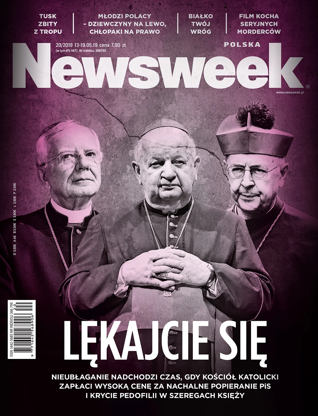 Okładka najnowszego wydania tygodnika "Newsweek"