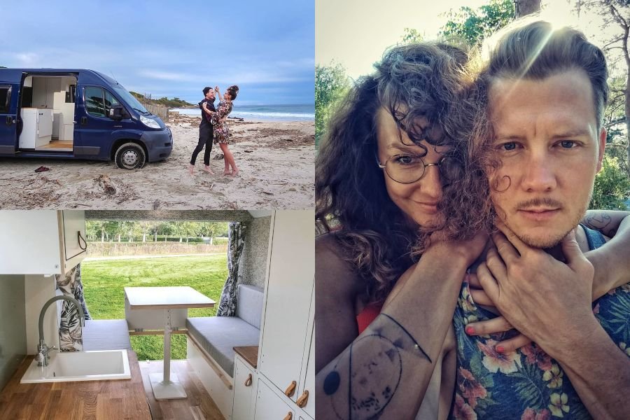 Jakub Tolak i jego partnerka Zosia przerobili vana na kampera. Mieszkając w nim, podróżują po całej Europie