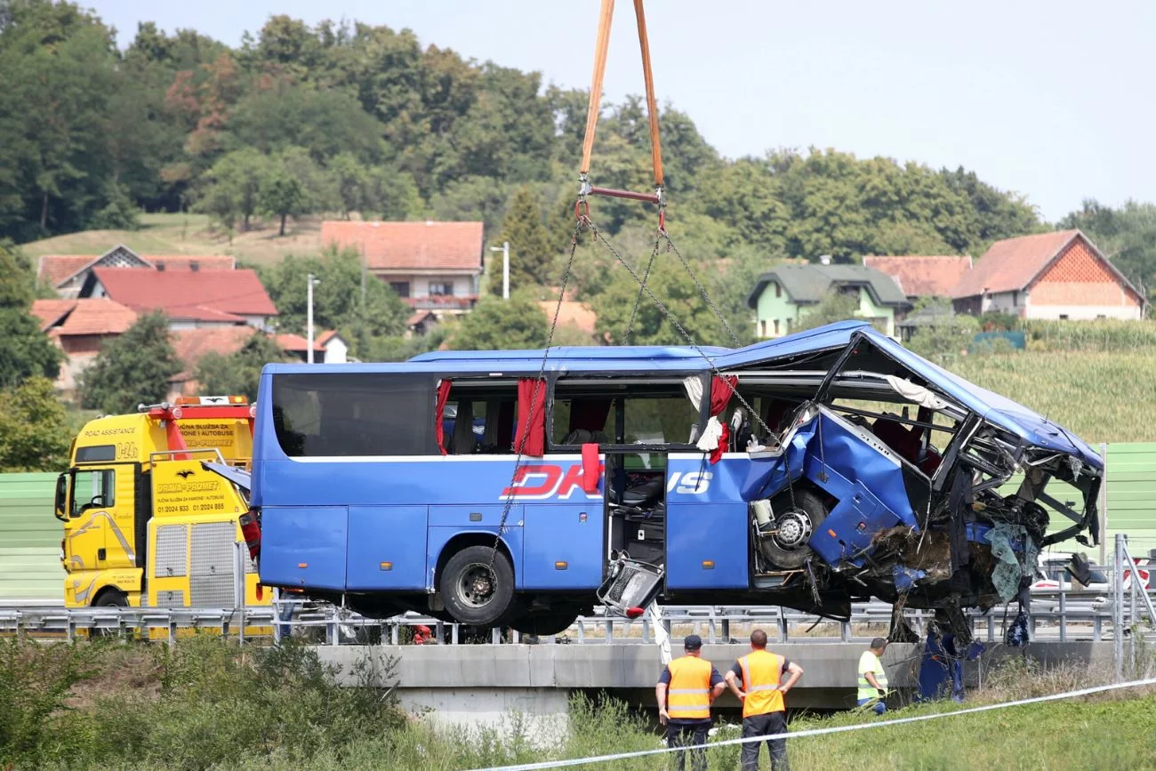 Wypadek polskiego autokaru w Chorwacji.