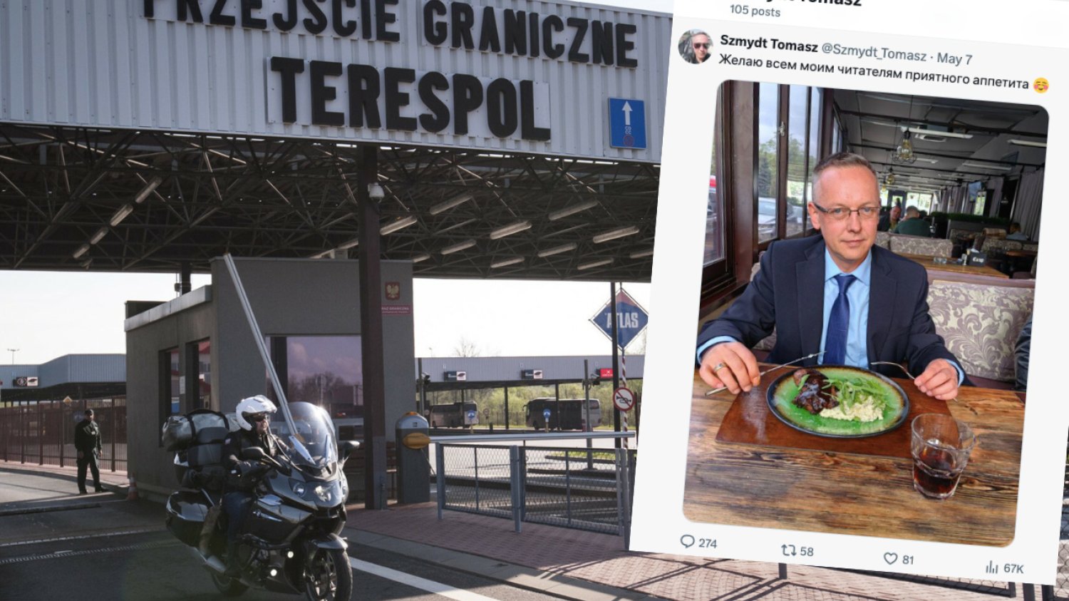 Sędzia Tomasz Sz. przedostał się na Białoruś przez przejście w Terespolu
