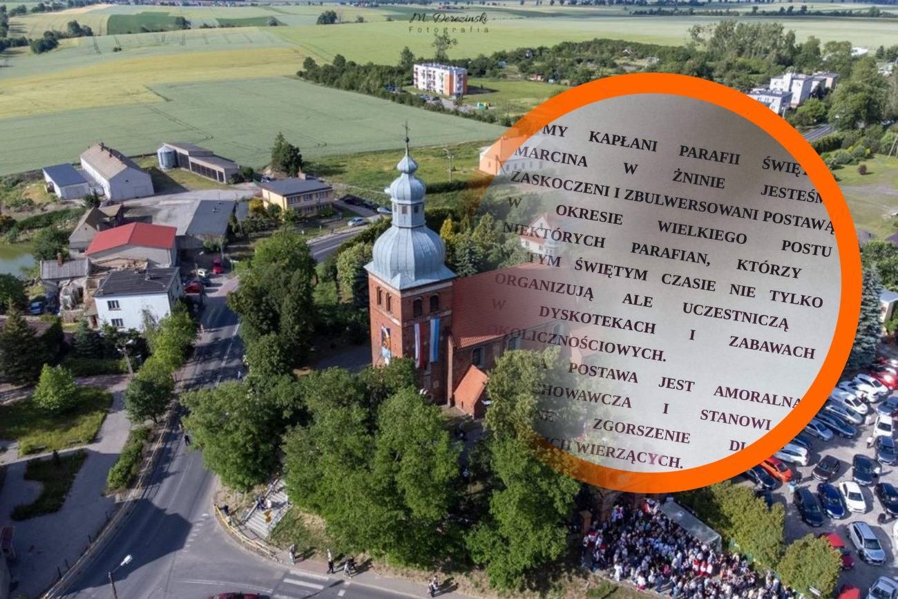 Żnin. Księża krytykują wiernych. Proboszcz Piotr Rutkowski komentuje