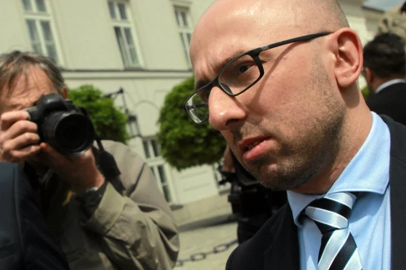 Krzysztof Łapiński, rzecznik Andrzeja Dudy w nieco ponad w dwie minuty skomentował dwugodzinną wizytę Prezesa z prezydentem.