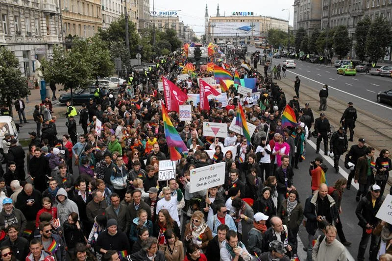 Parada Równości w Warszawie.