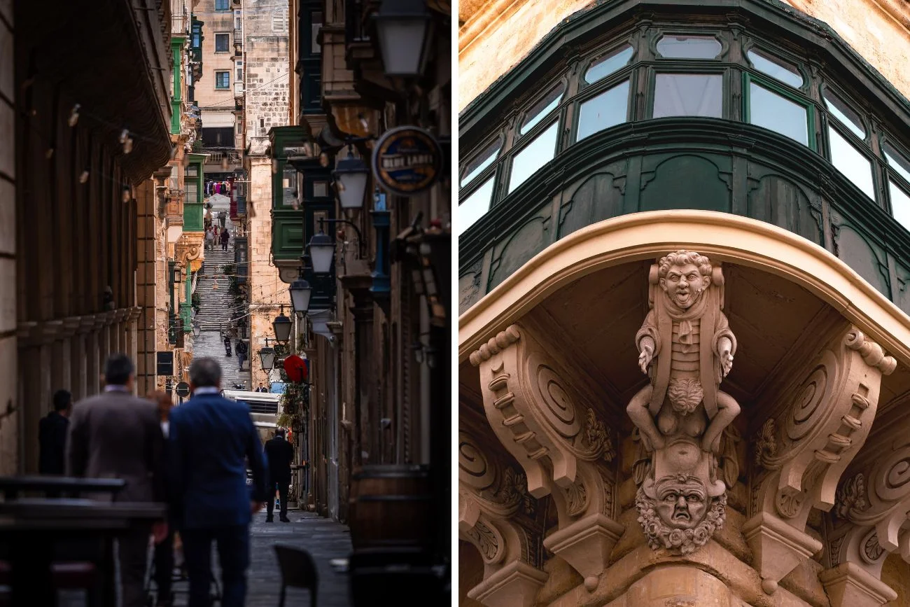 Valletta Valletta i jej balkony