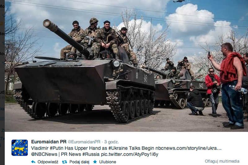 Siły ukraińskie powstrzymały szturm separatystów na bazę w Mariupolu