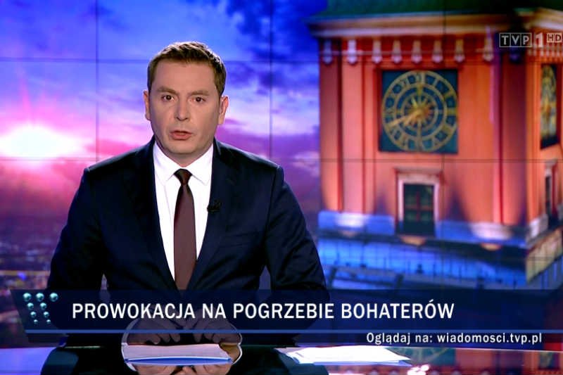 "Wiadomości" TVP1 ostro zaatakowały opozycję.