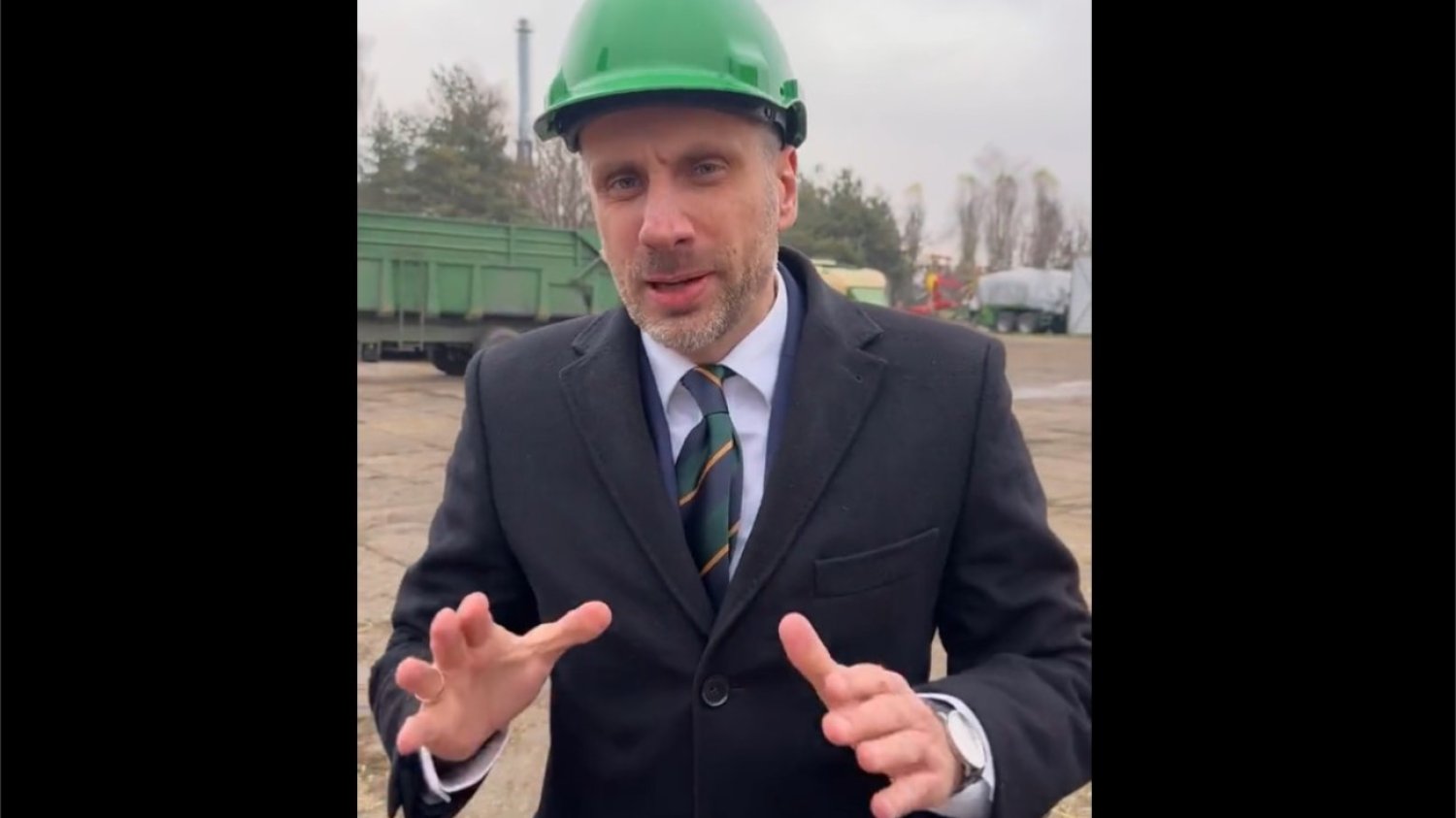 Janusz Kowalski odwiedził w poniedziałek Grudziądz