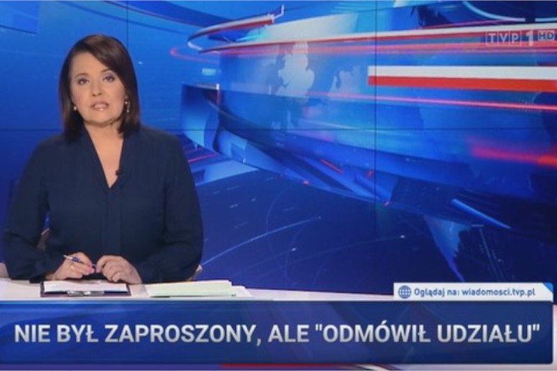 "Wiadomości" TVP mają wytłumaczenie dla Dudy.