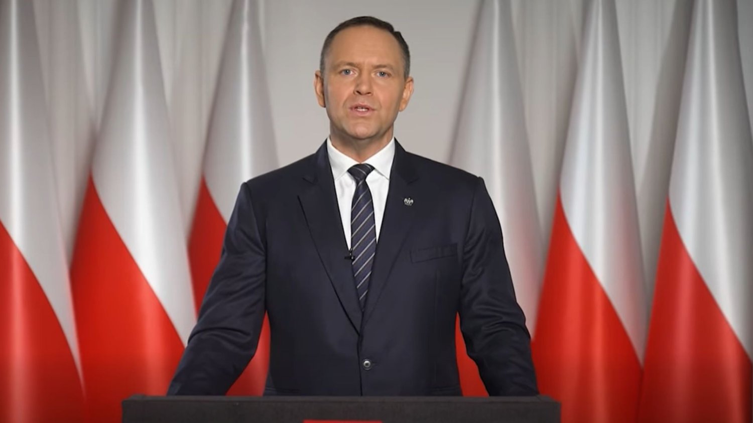 Orędzie Karola Nawrockiego. Prezydent zdecydował ws. unijnego programu SAFE Karol Nawrocki podczas orędzia.