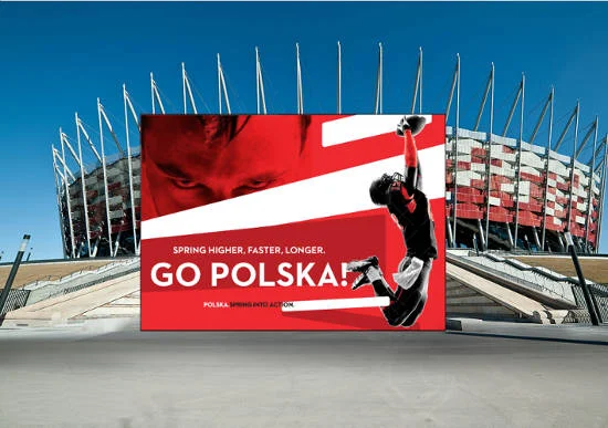 Sportowe zastosowanie sprężyny i hasła spring into.