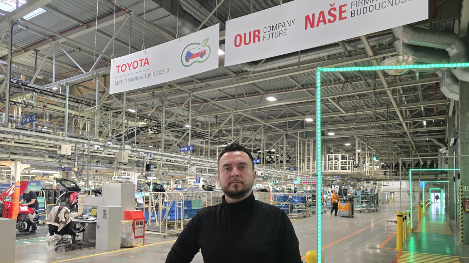 Adam Nowiński, fabryka Toyota Kolin