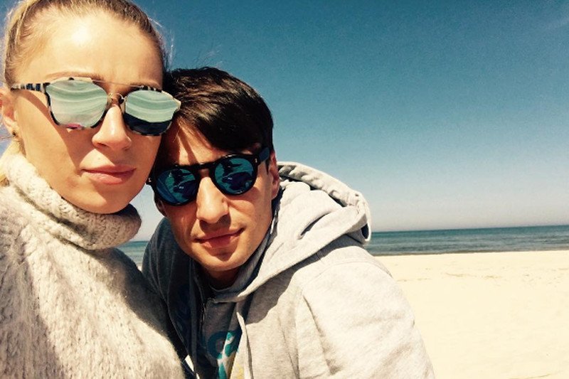 Martyna Gliwińska i Jarosław Bieniuk w Dębkach.