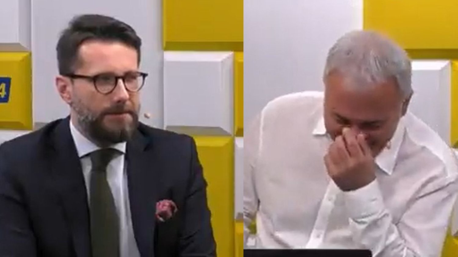 Mazurek parsknął śmiechem po odpowiedzi Fogla na temat projektu Izera.