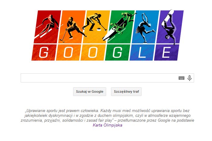 Co to jest Karta Olimpijska i co to ma wspólnego z Google Doodle? Chodzi o antygejowskie prawo w Rosji