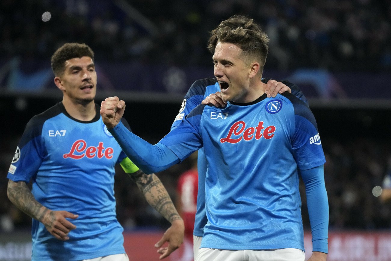 Piotr Zieliński zanotował trafienie w środowym meczu rewanżowym Napoli z Eintrachtem Frankfurt (3:0).