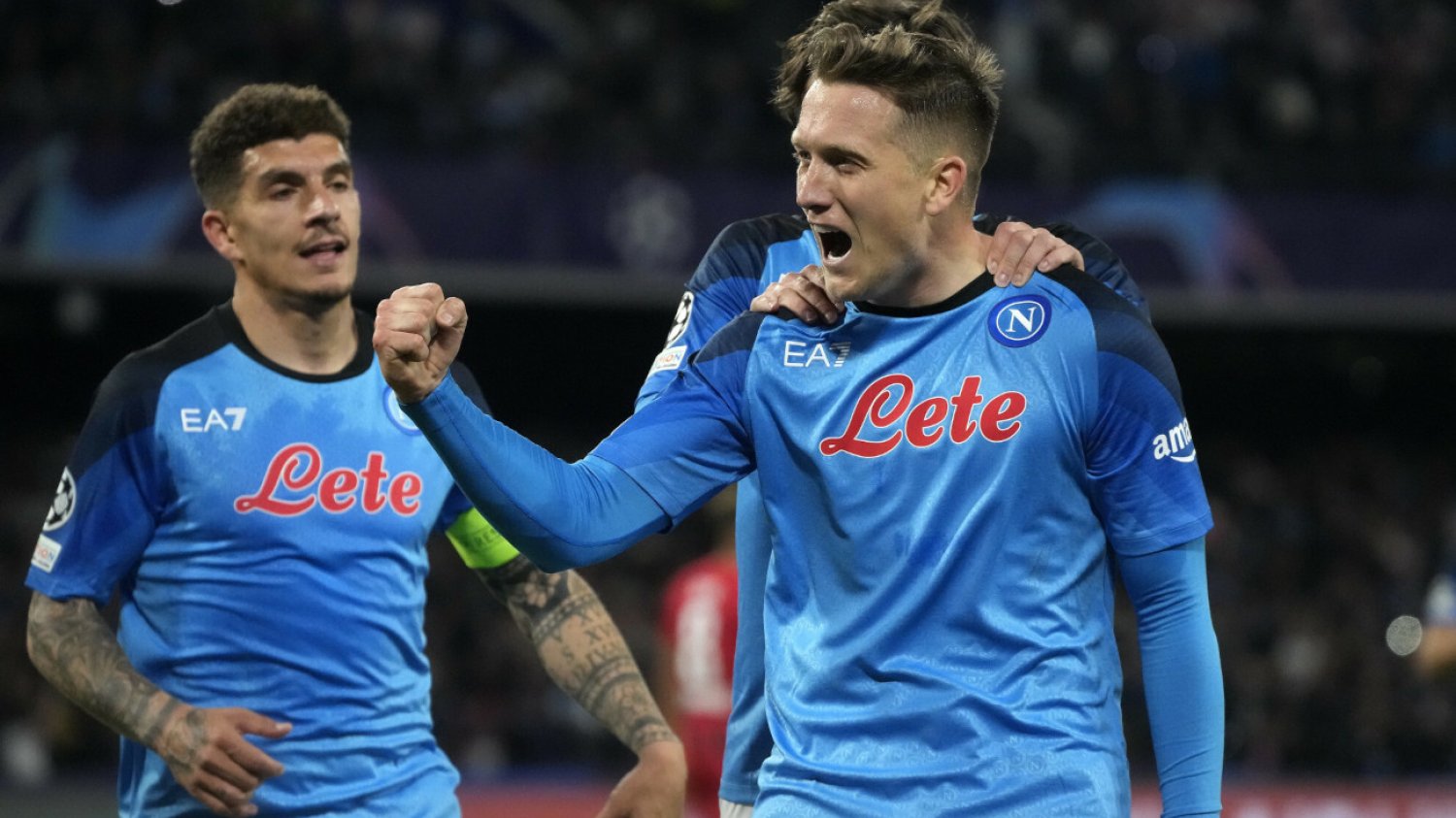 Piotr Zieliński zanotował trafienie w środowym meczu rewanżowym Napoli z Eintrachtem Frankfurt (3:0).
