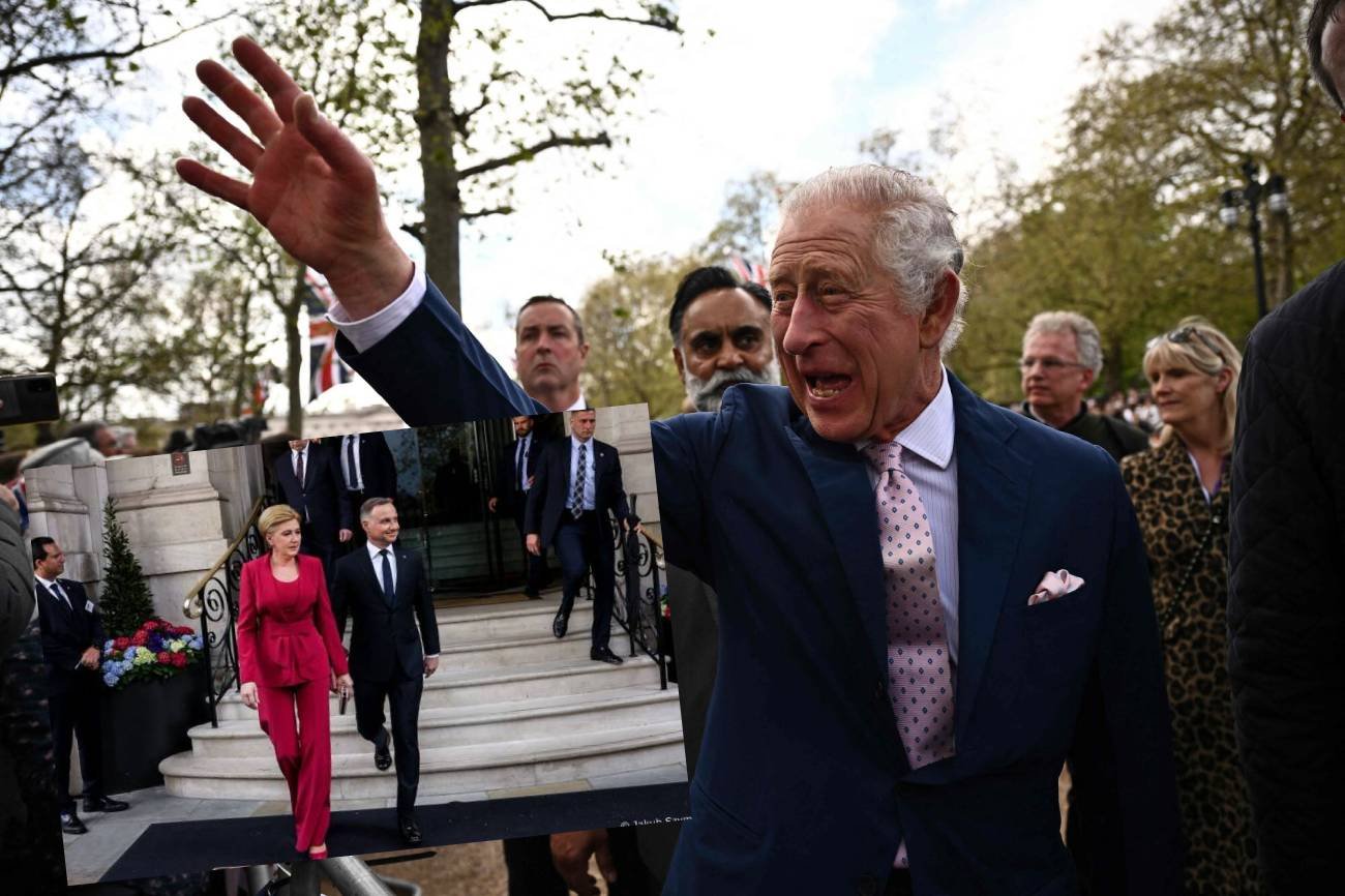 Przyjęcie u Karola III z okazji koronacji. Tak zaprezentuje się Agata Duda