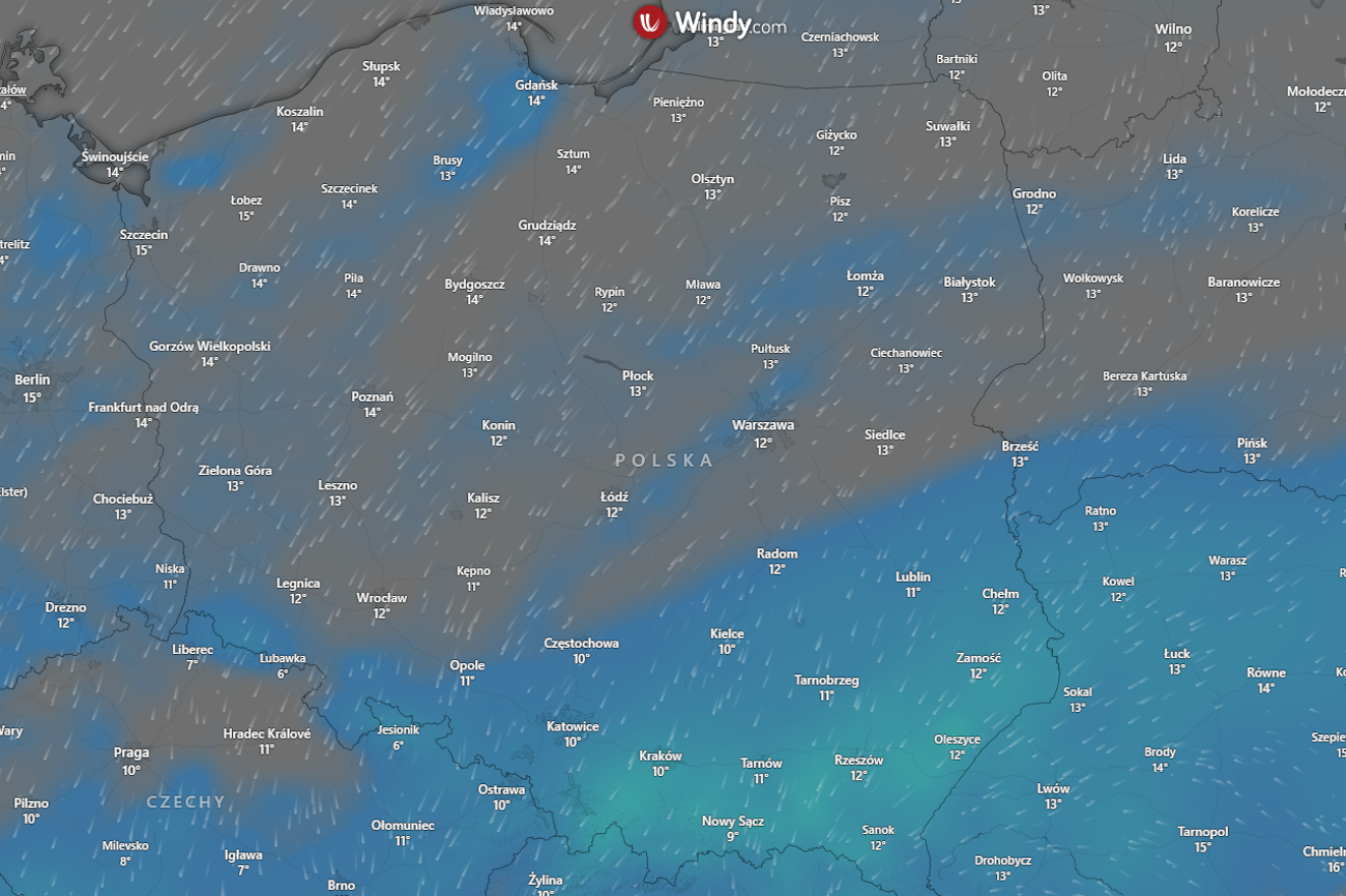 Przed nami pogoda, której jesienią wielu Polaków nie znosi. Spadnie nawet... śnieg pogoda na piątek