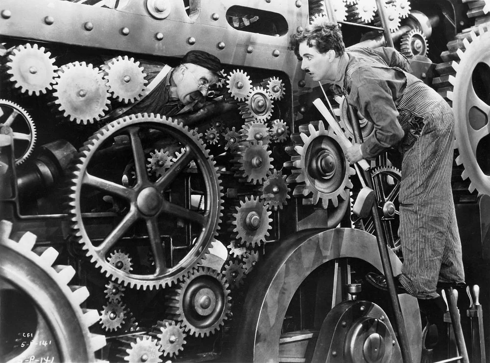 „Modern times” reż. Charlie Chaplin
