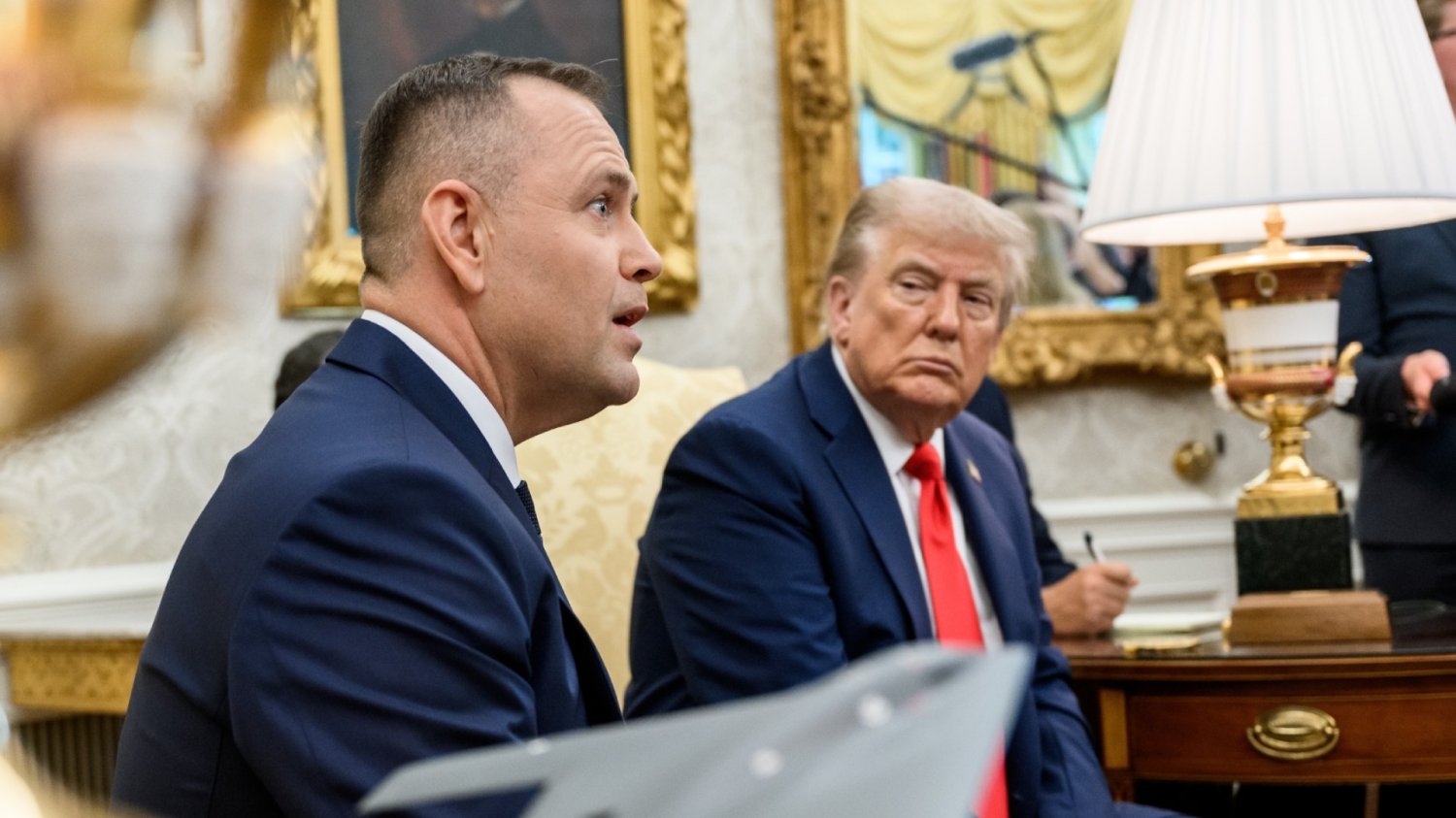 Karol Nawrocki i Donald Trump.