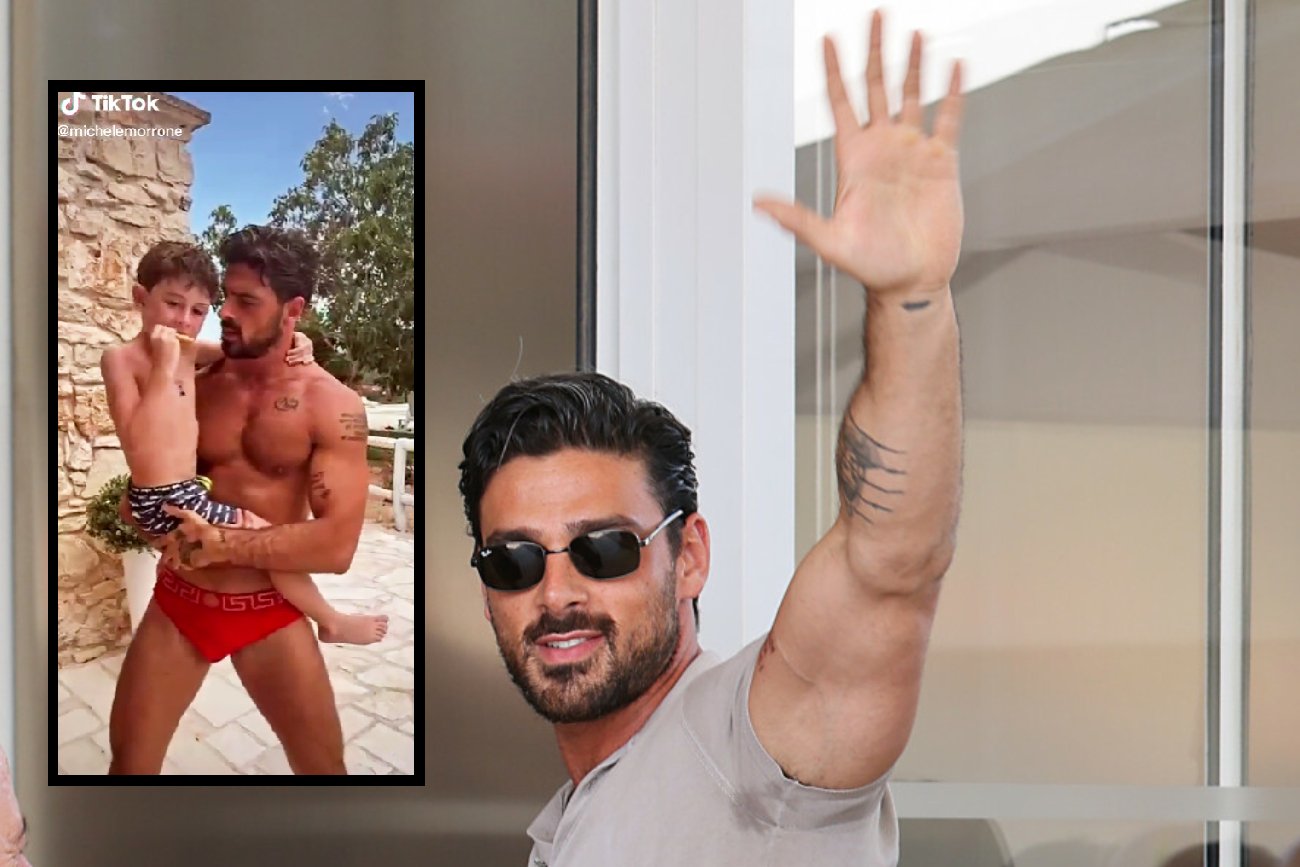 Michele Morrone pochwalił się synami. Rodzinny filmik skradł serca fanów