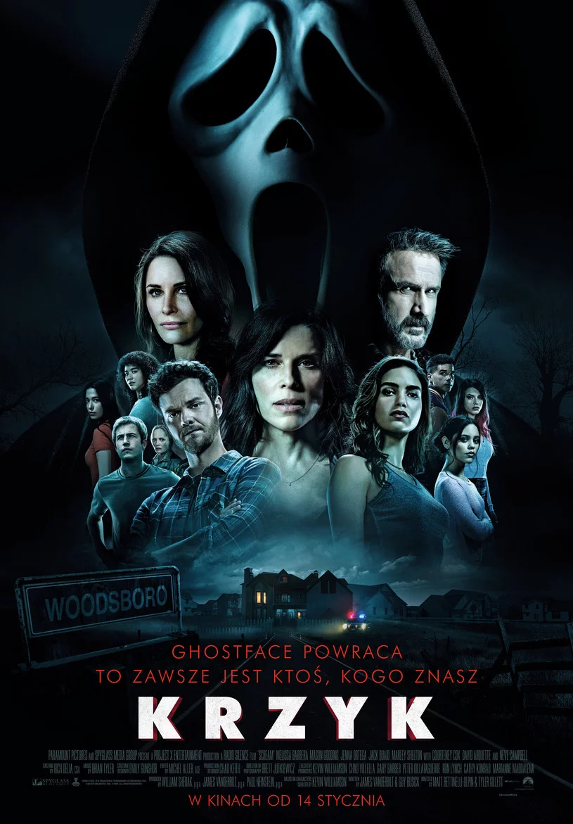Plakat filmu "Krzyk".