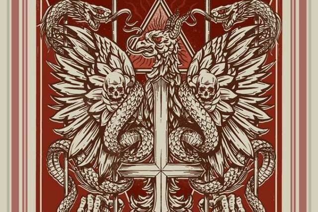 Taka grafika promuje trasę koncertową Behemotha - Rzeczpospolita Niewierna.