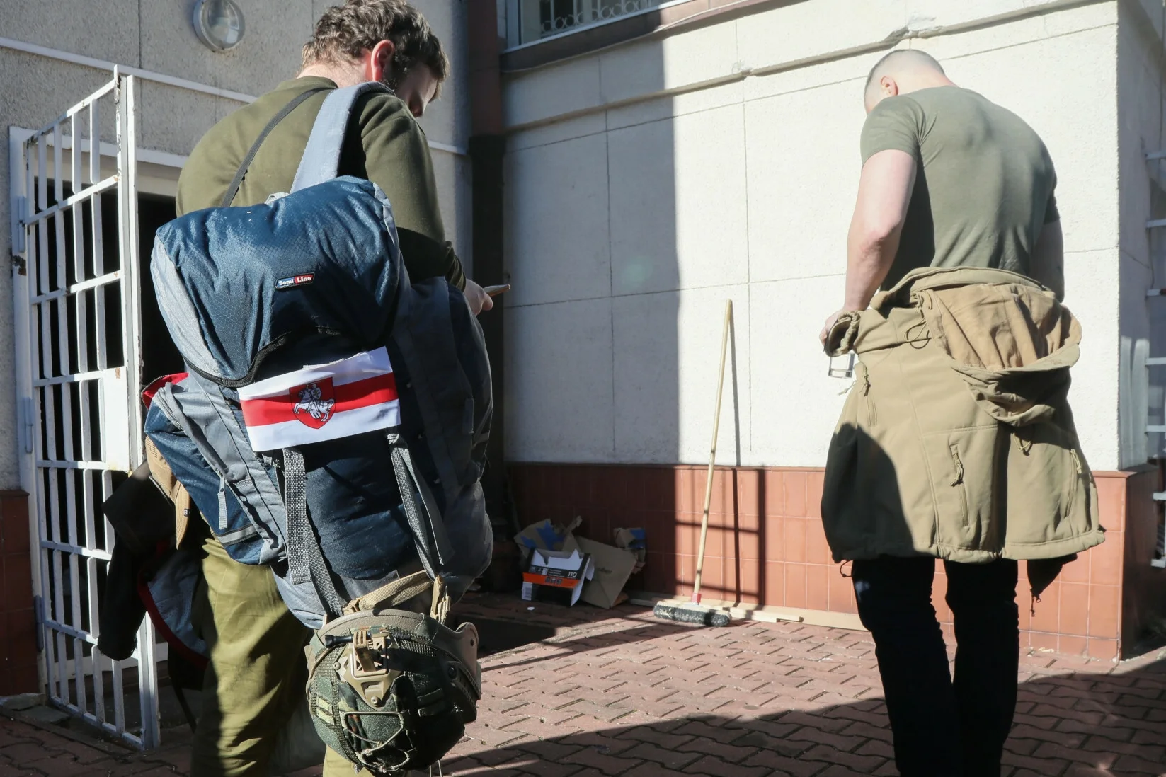 Białorusini walczący w Ukrainie.