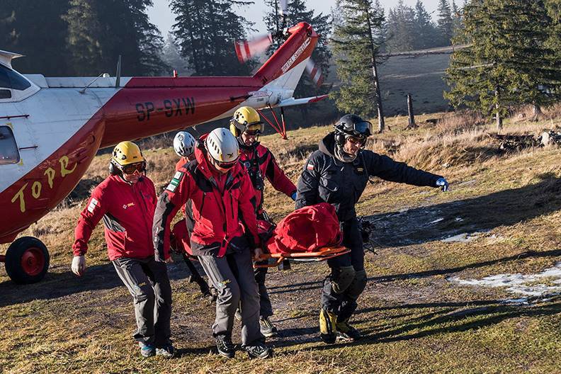 Na pomoc poszkodowanym przybył TOPR
