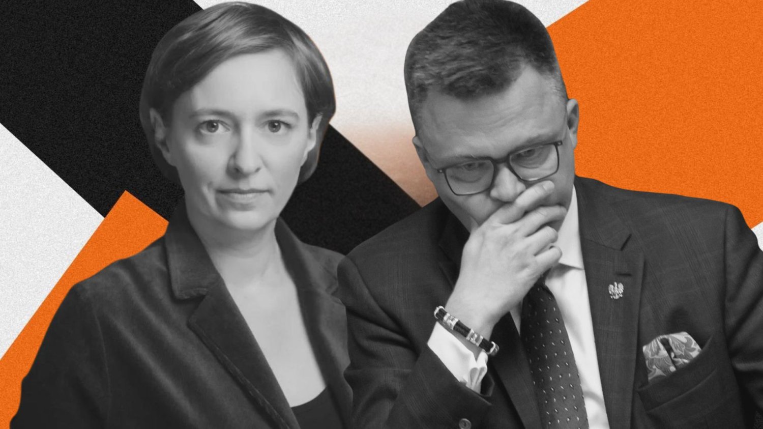 Karolina Lewicka i Szymon Hołownia Karolina Lewicka i Szymon Hołownia