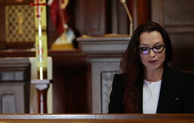 Anna Kamińska, była żona posła PiS Mariusza Kamińskiego nagrała specjalny psalm...