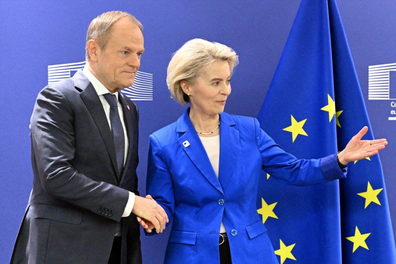 Donald Tusk i Ursula von der Leyen