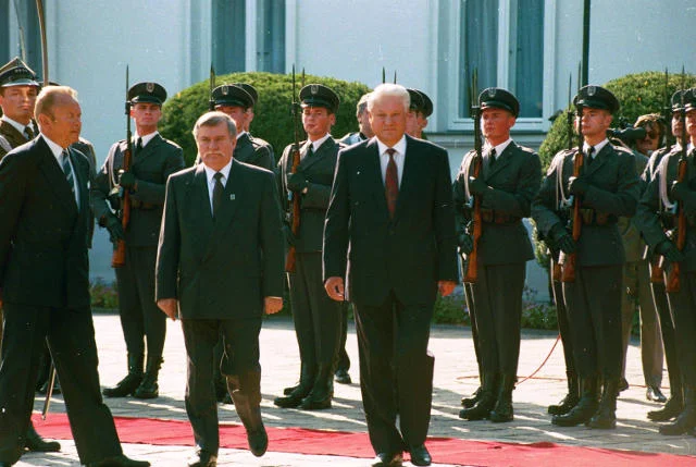 Wizyta Borysa Jelcyna w Polsce [1993 r.]
