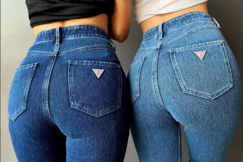 Damskie jeansy marki Guess