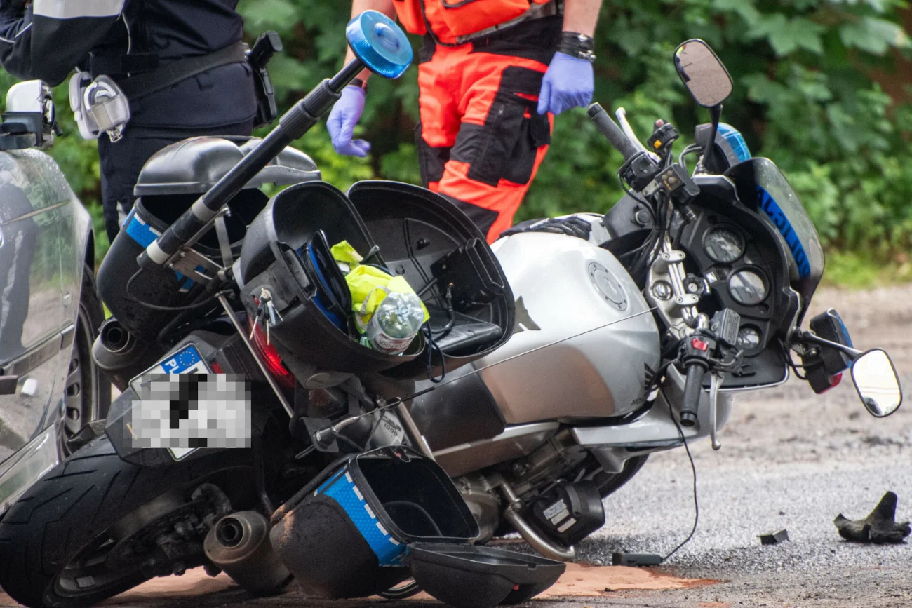 wypadek w Marysinie Wawerskim wypadek motocyklowy w Marysinie Wawerskim w Warszawie