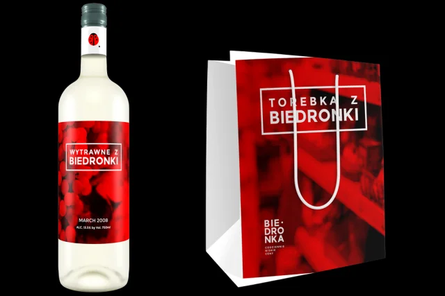 Re-biedring marki "Biedronka", autor: Eryk Ulewicz