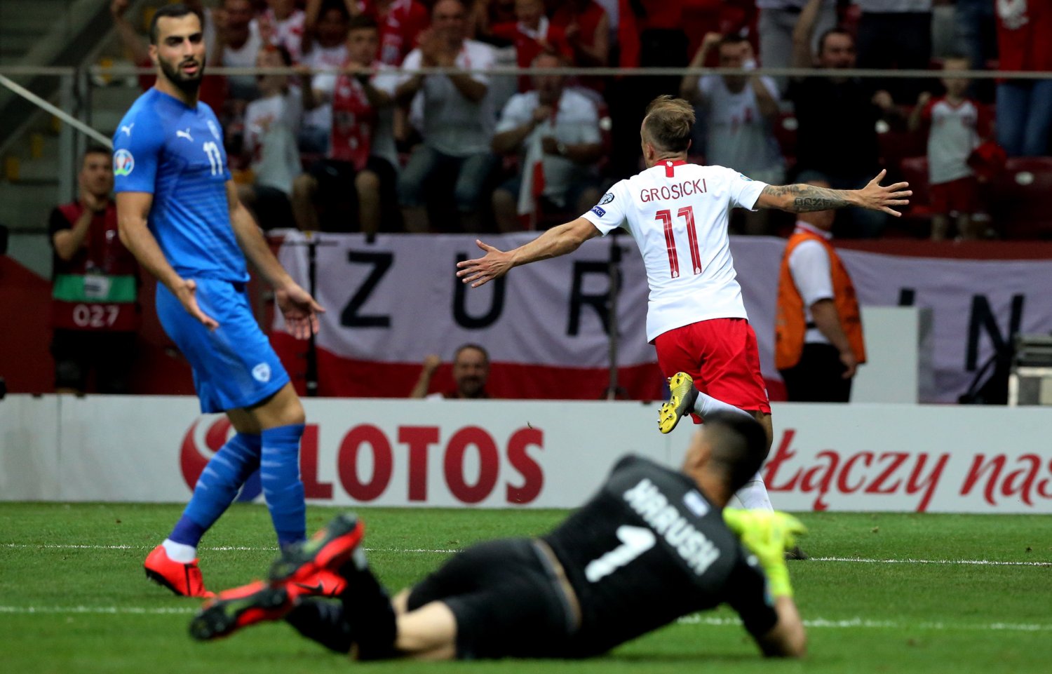 Eliminacje Euro 2020. Polska wygrała z Izraelem 4:0 i jest na szczycie tabeli grupy