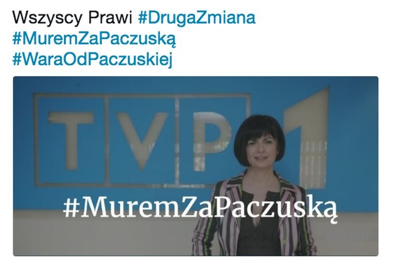 Pod hasztagiem w obronie Marzeny Paczuskiej znalazło się zdjęcie innej dziennikarki - to Dorota Macieja