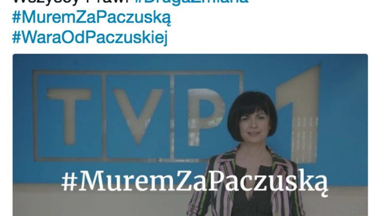 Pod hasztagiem w obronie Marzeny Paczuskiej znalazło się zdjęcie innej dziennikarki - to Dorota Macieja