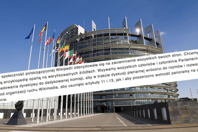 Wikipedia została zamknięta do 5 lipca. To protest przeciwko unijnej dyrektywie dotyczącej praw autorskich.